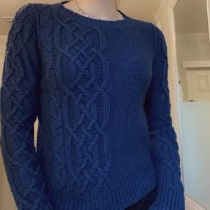 Navy Knit Sweater